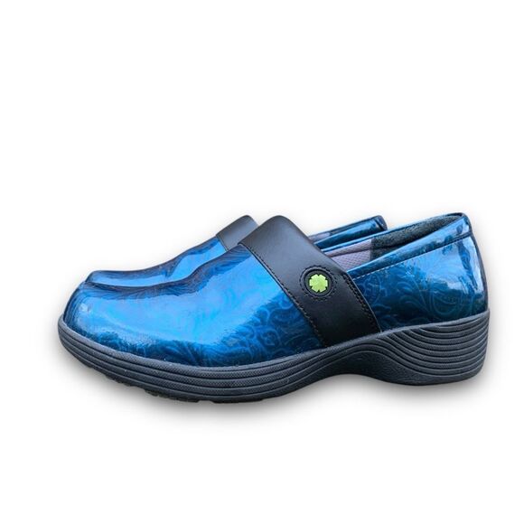 Dansko Work Wonders Women's Size 37 US 7 Blue Nursing Shoes Clogs Slip On - Picture 2 of 16